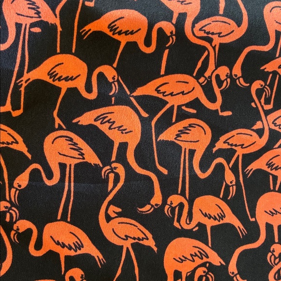 J. Crew Pink Flamingo Print Racerback Top - Picture 5 of 6